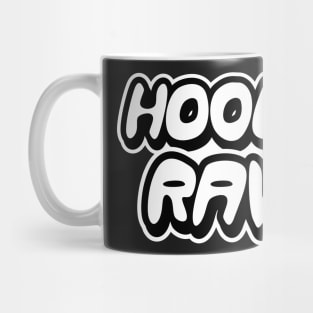 Hoodie Rave Black and White Mug